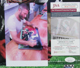 Julian Edelman Autographed 16x20 Photo New England Partiots JSA 179689