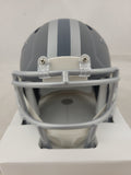JAVONTE WILLIAMS SIGNED DALLAS COWBOYS SLATE SPEED MINI HELMET BECKETT QR