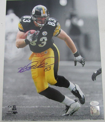 Heath Miller Pittsburgh Steelers Autographed/Signed 11x14 Photo JSA 130077