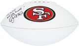 Joe Montana San Francisco 49ers Personalized Autographed White Panel Football