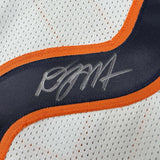 Framed Autographed/Signed D.J. DJ Moore 33x42 White Football Jersey BAS COA