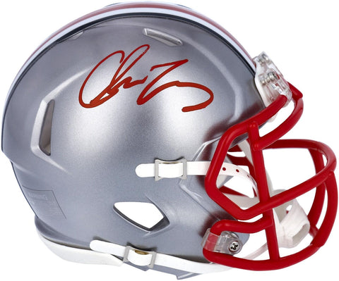 Autographed Chase Young Ohio State Mini Helmet