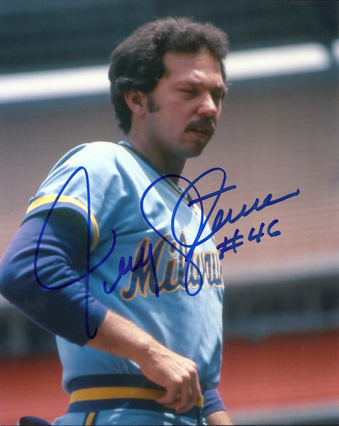 Milw Brewers 1982 AL Champ Pitcher JERRY AUGUSTINE Signed 8x10 Photo #4 AUTO