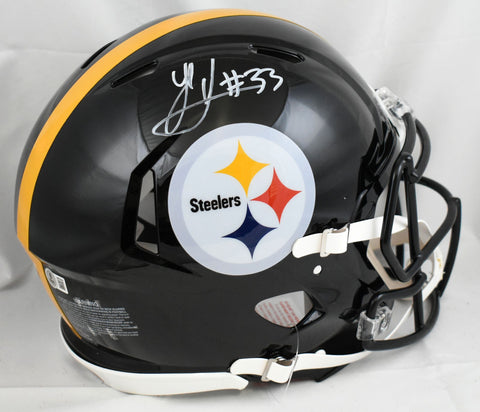 Jack Sawyer Autographed Steelers F/S Speed Authentic Helmet - Beckett W Hologram