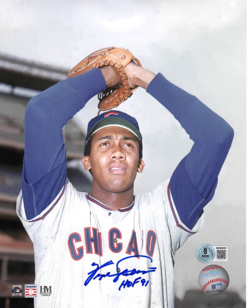 Chicago Cubs FERGIE JENKINS Signed 8x10 Photo #2 AUTO w/ HOF '91 - BAS