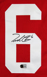 Ole Miss Trinidad Chambliss Authentic Signed Red Pro Style Jersey BAS