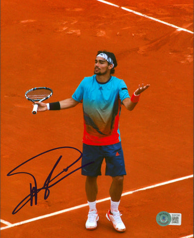 Fabio Fognini Authentic Signed 8x10 Photo Autographed BAS #BH027582