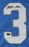 Kerryon Johnson Signed Detroit Custom Blue Jersey