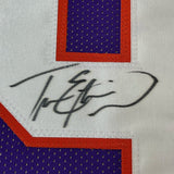 FRAMED Signed TRAVIS ETIENNE JR 35x39 Clemson Purple Jersey JSA COA