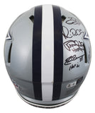 Cowboys ROH (11) Aikman, Smith +9 Signed F/S Speed Proline Helmet w/ Case BAS W