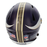 Fran Tarkenton Autographed "HOF 86" Vikings Rivalries Speedflex Helmet Beckett