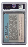 Ric Flair Signed RP 1982 All Stars Card #27 16x Insc PSA/DNA Auto