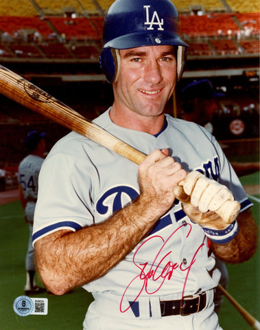 Steve Garvey Autographed/Signed Los Angeles Dodgers 8x10 Photo Beckett 57603