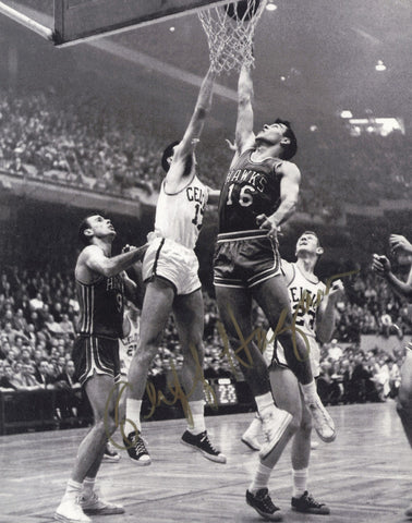 Cliff Hagan Autographed Signed 8x10 Photo St. Louis Hawks SKU #244791