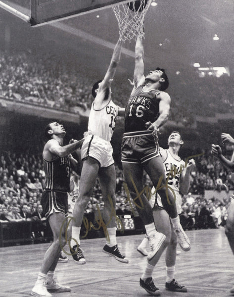 Cliff Hagan Autographed Signed 8x10 Photo St. Louis Hawks SKU #244791