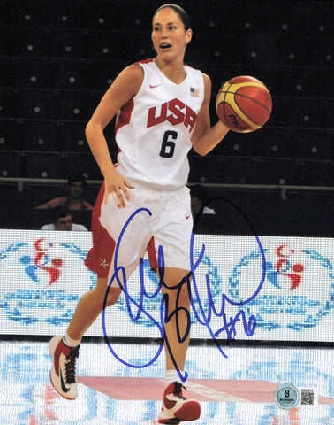 Sue Bird Autographed Signed 8x10 Photo Team USA Beckett BAS QR #BS30274
