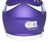 Adrian Peterson Signed Minnesota Vikings Mini Helmet w/insc Beckett 40189