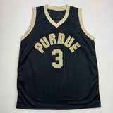 Autographed/Signed Braden Smith Purdue Black College Jersey JSA COA