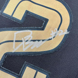 Framed Autographed/Signed Desmond Bane 33x42 Memphis Black Jersey JSA COA