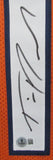 Tim Patrick Signed/Auto Orange Denver Broncos Football Jersey Beckett 208151