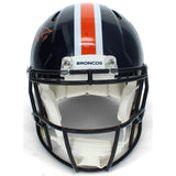 Troy Franklin Autographed Denver Broncos 2022 Speed Authentic Helmet Beckett