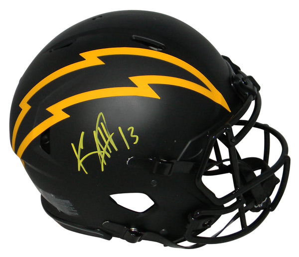 KEENAN ALLEN SIGNED LOS ANGELES CHARGERS ECLIPSE AUTHENTIC SPEED HELMET BECKETT