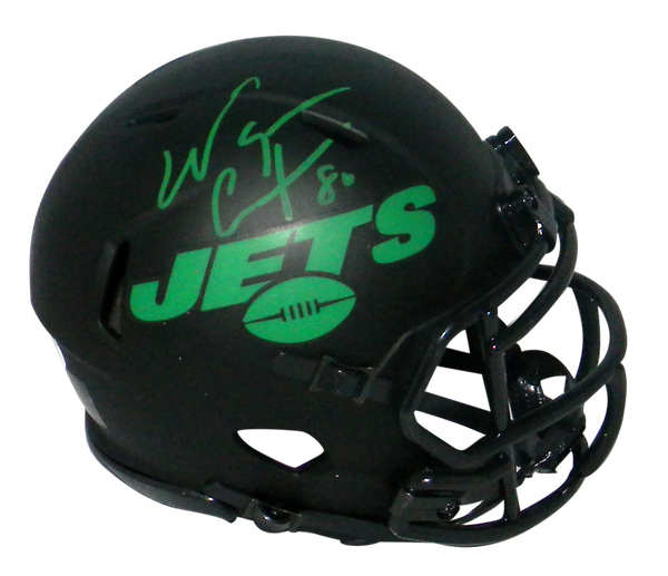 WAYNE CHREBET SIGNED AUTOGRAPHED NEW YORK JETS ECLIPSE SPEED MINI HELMET JSA