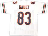 BEARS WILLIE GAULT AUTOGRAPHED WHITE JERSEY SB XX CHAMPS BECKETT WITNESS 221063