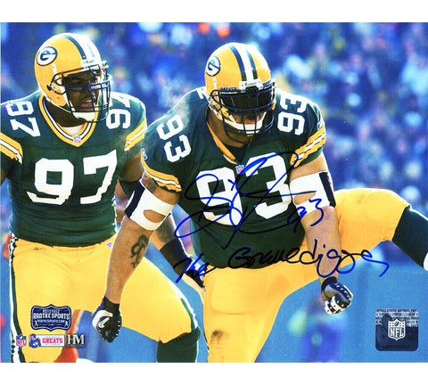 Gilbert Brown Signed Green Bay Packers Unframed 8x10 Photo w/ Insc