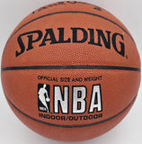 Paul Arizin Autographed NBA Leather Basketball Philadelphia Warriors JSA AV29196