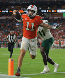 Carson Beck Signed Miami Hurricanes Green Jersey (Beckett) 2025 Starting Q.B