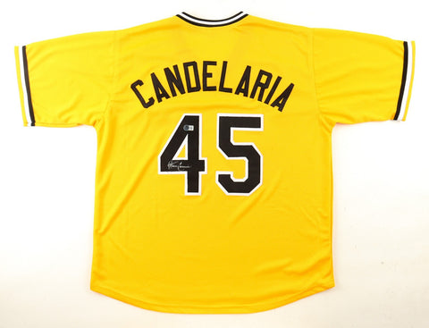 John Candelaria Signed Pittsburgh Pirates Jersey (Beckett) 1979 Series Champion