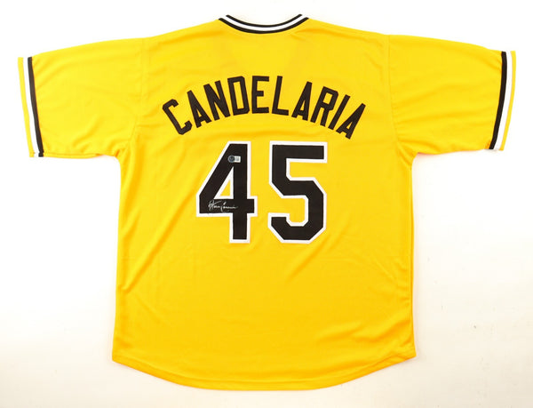 John Candelaria Signed Pittsburgh Pirates Jersey (Beckett) 1979 Series Champion