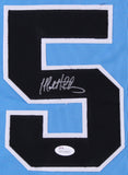 Matt Duffy Signed Tampa Bay Rays Jersey (JSA COA) World Series champion (2014)