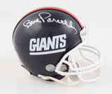 Bill Parcells Signed Giants Mini Helmet (Beckett) 2xSuper Bowl Champ Head Coach