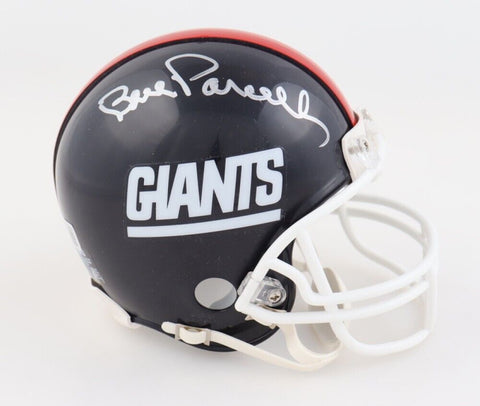 Bill Parcells Signed Giants Mini Helmet (Beckett) 2xSuper Bowl Champ Head Coach