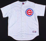 Aramis Ramirez Signed Chicago Cub Pinstriped Jersey (Fanatics) 3xAll Star 3 Base