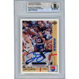 Ralph Sampson Autographed 1991 Upper Deck 397 Slabbed Trading Card Beckett 50353