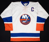 Glenn "Chico" Resch "Cup 80" Signed New York Islanders Jersey (JSA COA) Goalie