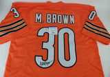 Mike Brown Signed Chicago Bears Jersey (PSA COA) 2000 2nd Round Pick / Nebraska