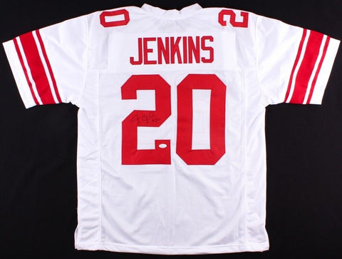 Janoris Jenkins Signed White Giants Jersey (JSA COA) 2016 Pro Bowl Cornerback