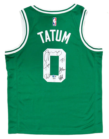 Boston Celtics Team Signed Nike Jersey Jayson Tatum/Brown/White+ Fanatics/JSA