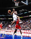 ALLEN IVERSON AUTOGRAPHED 16X20 PHOTO PHILADELPHIA 76ERS BECKETT WITNESS 243631