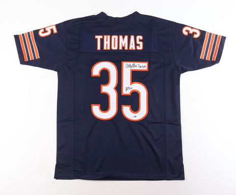 Anthony Thomas Signed Chicago Bears Jersey Inscribed "ROY 01" (Schwartz) R.B
