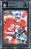 Broncos Steve Atwater Authentic Signed 1997 Donruss #85 Card BAS Slabbed