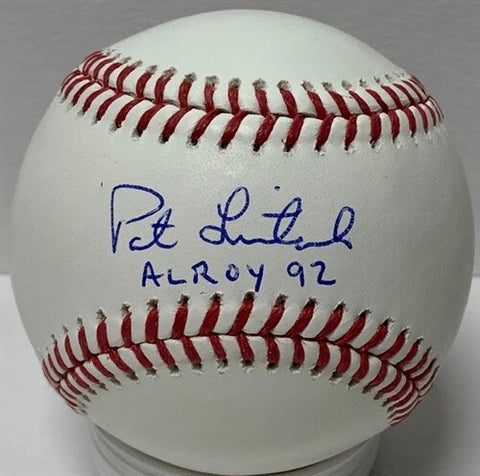 Brewers Infielder PAT LISTACH Signed Official Baseball AUTO w/ AL ROY '92 - JSA