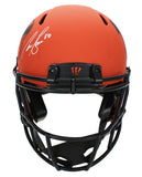 Chase Brown Autographed Cincinnati Bengals 'RAVE' Authentic Helmet Beckett