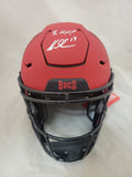 MIKE EVANS & BAKER MAYFIELD SIGNED TAMPA BAY BUCCANEERS RAVE SPEEDFLEX HELMET
