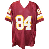 Gary Clark Autographed/Signed Pro Style Red XL Jersey Beckett Witness 51842