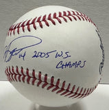 White Sox PAUL KONERKO Signed Official MLB Baseball AUTO w/ '05 WS Champs - JSA